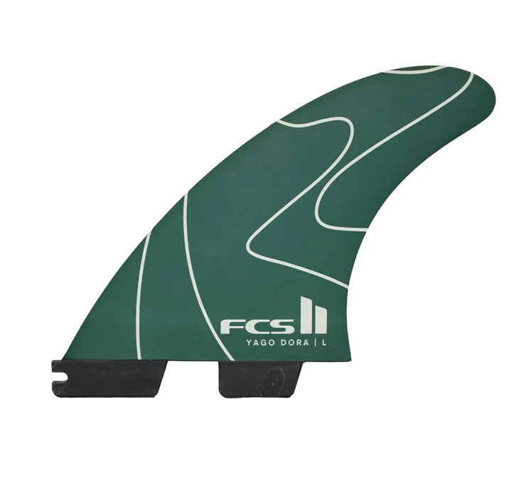 FCS II Yago Dora Signature Surfboard Fins |Medium High-Performance Thruster Set