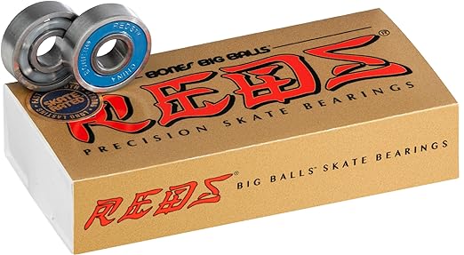 Bones Big Balls Reds Skateboard Bearings 8 Pack - Soul Performance Surf & Skate - Bones