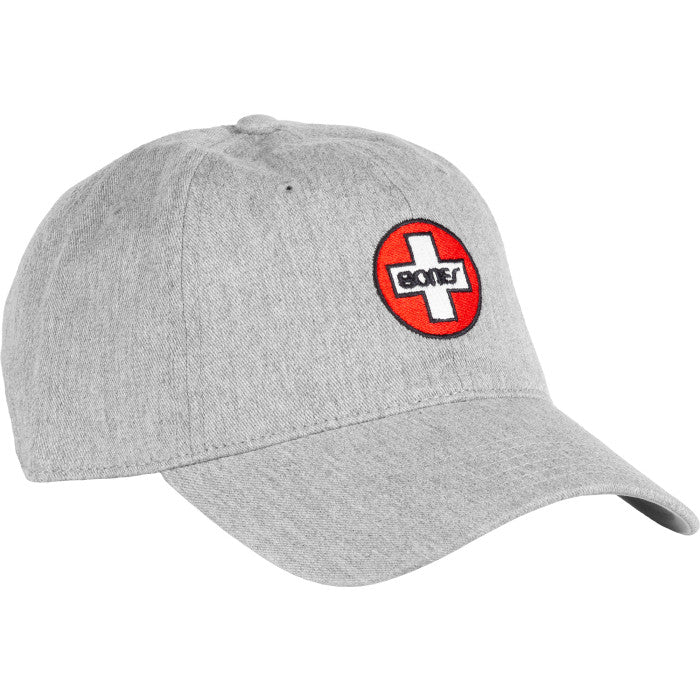Bones Dad Cap Gray - Soul Performance Surf & Skate - Bones