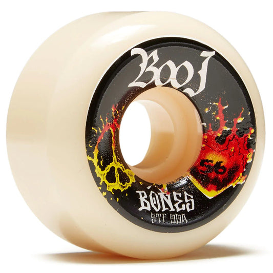 Bones STF 99a Boo Heart & Soul Wide Cut V6 Skateboard Wheels 56mm - Soul Performance Surf & Skate - Bones