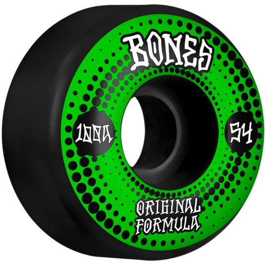 Bones Wheels OG Formula Black/Green 54mm - Soul Performance Surf & Skate - Bones
