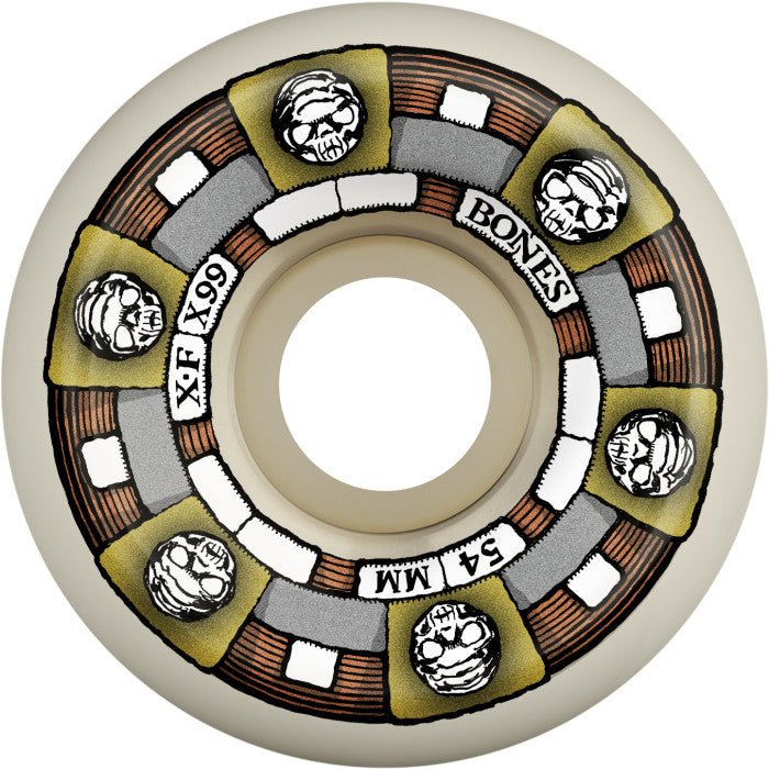 BONES WHEELS X-Formula Skateboard Wheels Timeless Machine 54mm V5 Sidecut 99A 4pk - Soul Performance Surf & Skate - Bones