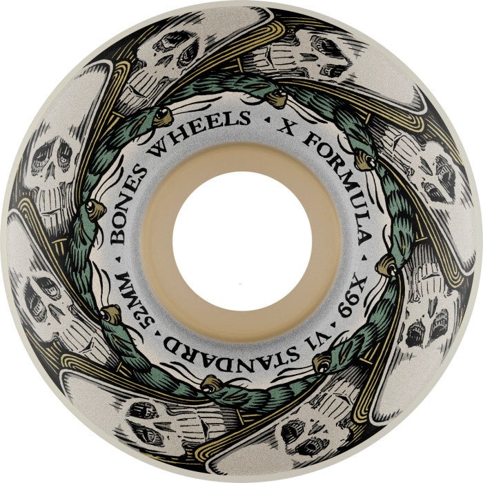 BONES WHEELS X-Formula X-Ninety-Nine Butterfly Effect 52 V1 Standard 99A 4pk - Soul Performance Surf & Skate - Bones