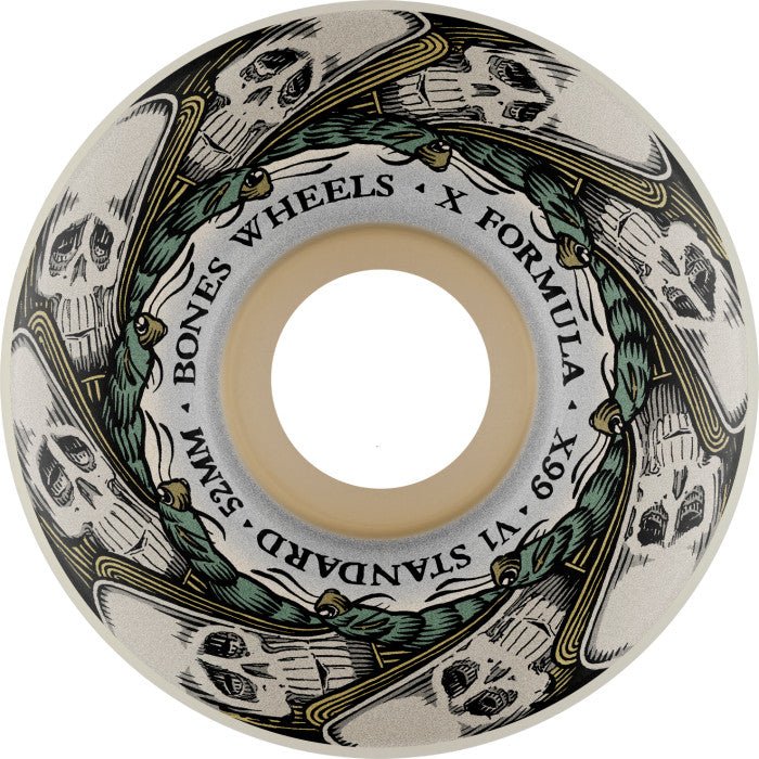 BONES WHEELS X-Formula X-Ninety-Nine Butterfly Effect 52 V1 Standard 99A 4pk - Soul Performance Surf & Skate - Bones