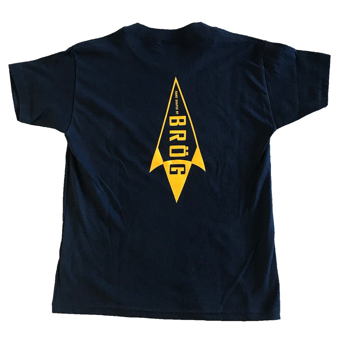Brög Arrowhead Logo T-Shirt Black/Yellow - Soul Performance Surf & Skate - Brög