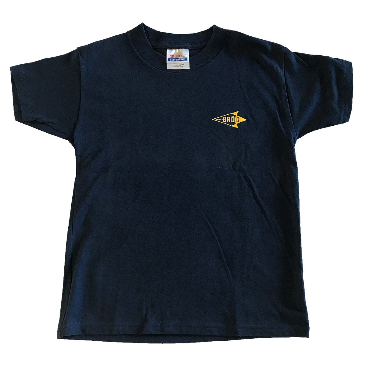 Brög Arrowhead Logo T-Shirt Black/Yellow - Soul Performance Surf & Skate - Brög