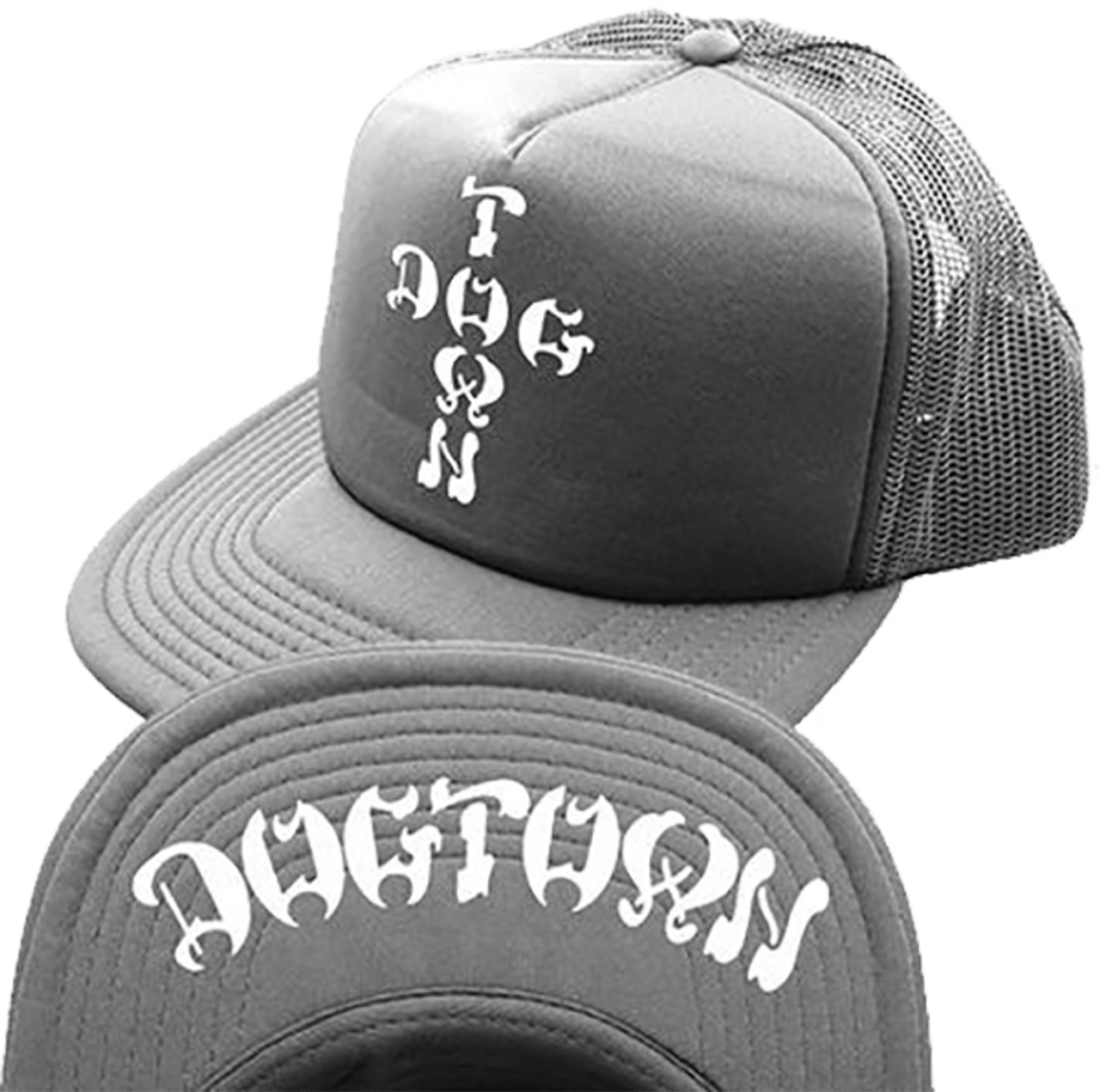 Dogtown Cross Letters Flip Mesh Hat - Soul Performance Surf & Skate - Dogtown