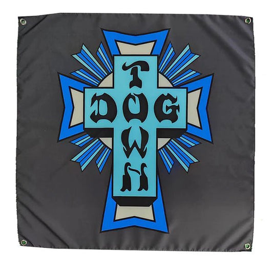 Dogtown Cross Logo Flag - 34" x 34" - Soul Performance Surf & Skate - Dogtown