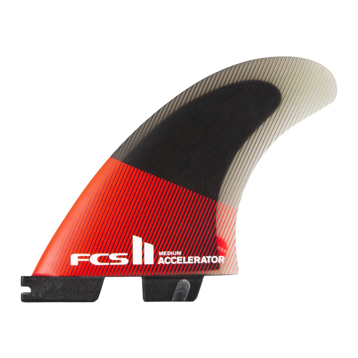 FCS II Accelerator PC Medium Red/Black Tri Fins – Soul Performance