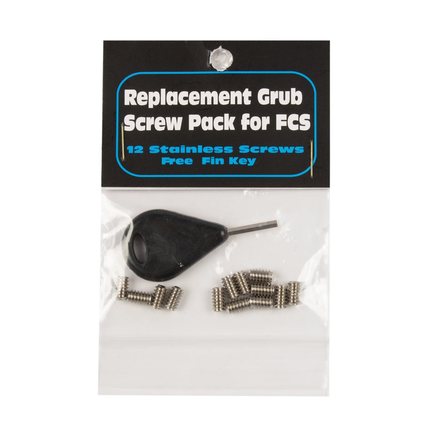 FCS Replacement Grub Screws + Fin Key - Soul Performance Surf & Skate - Block Surf