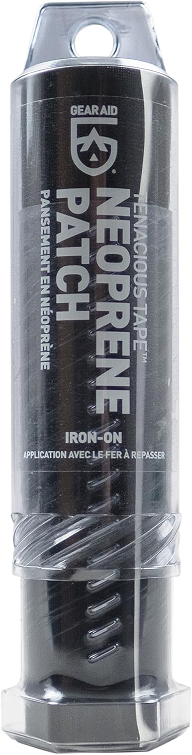GEAR AID Wetsuit Repair Kit with Neoprene Patch, Fix Seams and Tears , Black , 6” x 10" - Soul Performance Surf & Skate - Block Surf