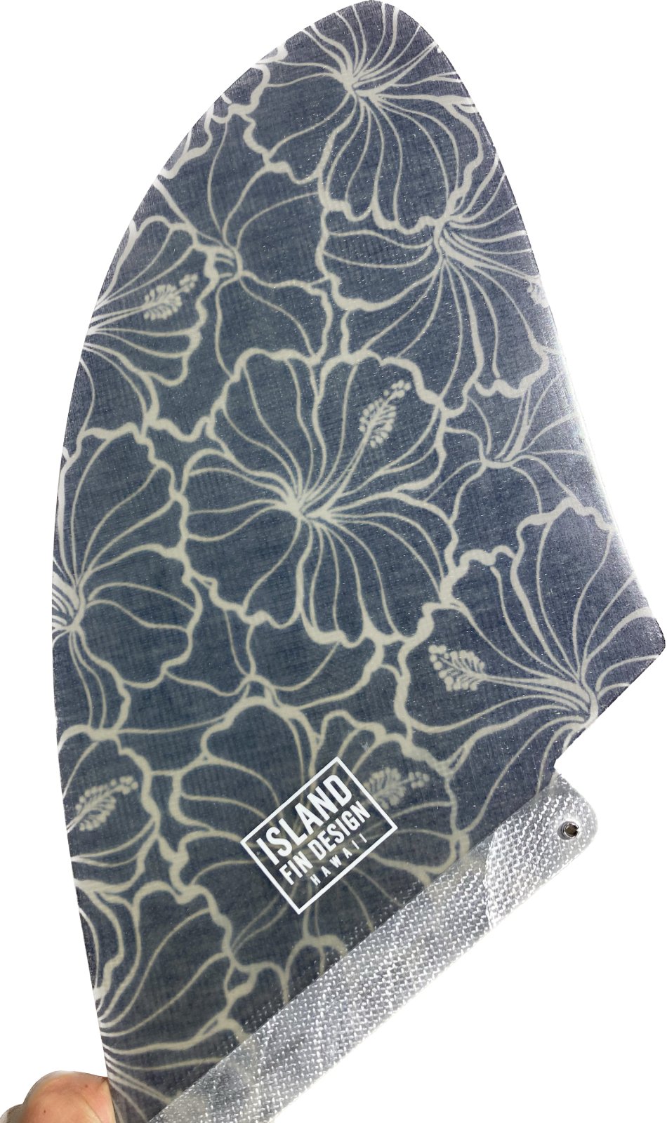 Island Fin Design DFin Black Hibiscus 9" - Soul Performance Surf & Skate - Island Fin Design