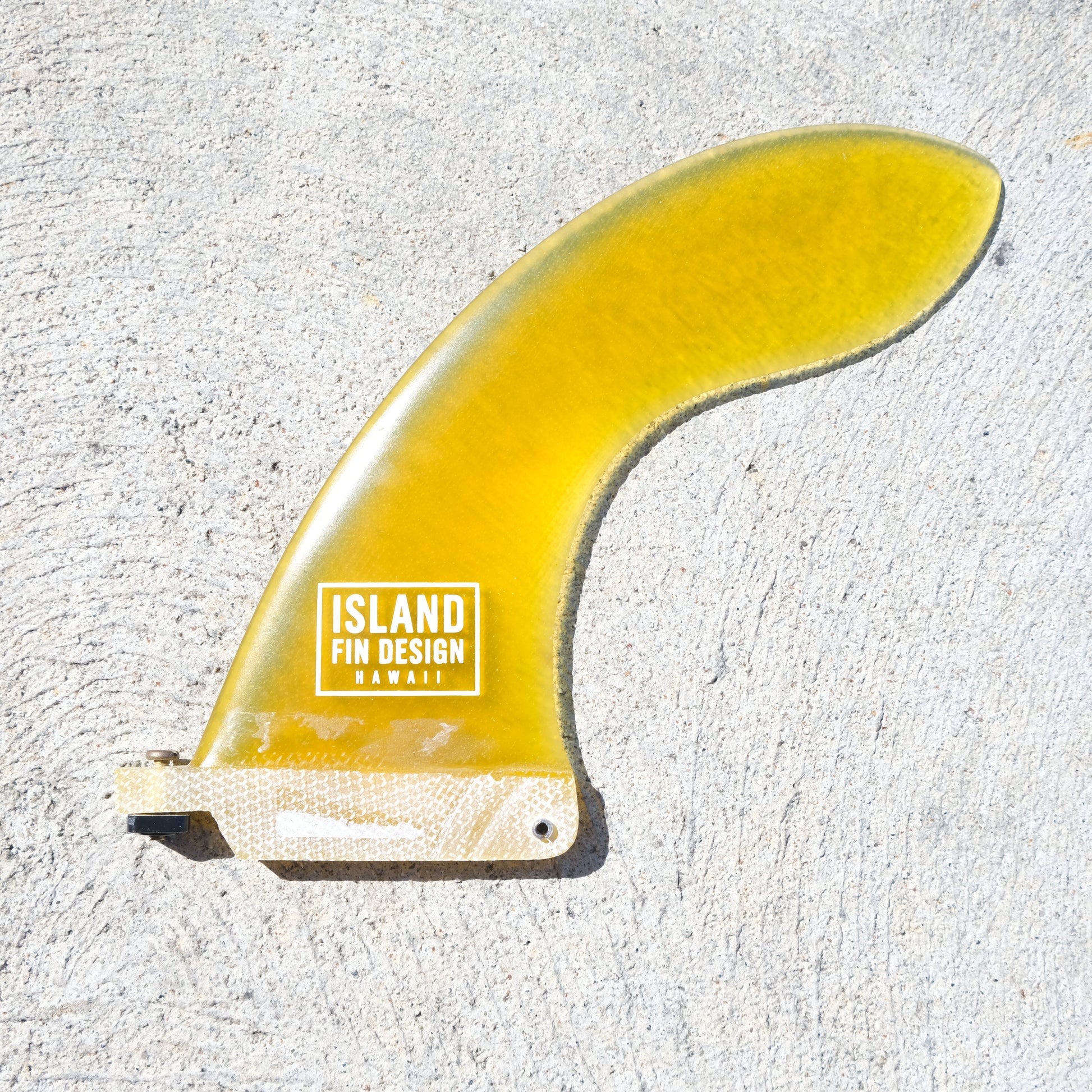 Island Fin Design Wing Fin Yellow 6" - Soul Performance Surf & Skate - Island Fin Design