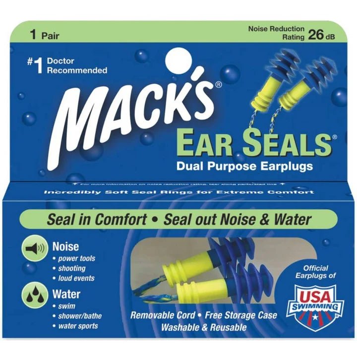 Mack's Ear Seals Dual Purpose Earplugs - Soul Performance Surf & Skate - Block Surf