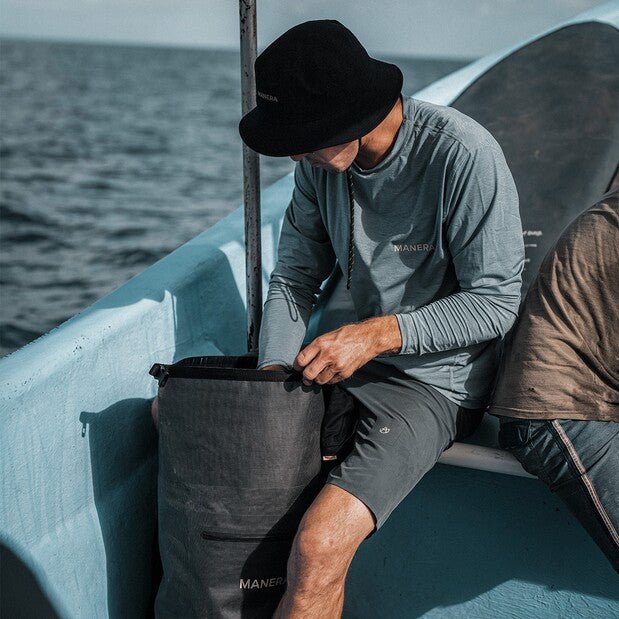 Manera Wetshirt Long Sleeve - UV Protection + Quick - Dry, TURQUOISE/AQUA - Soul Performance Surf & Skate - Manera