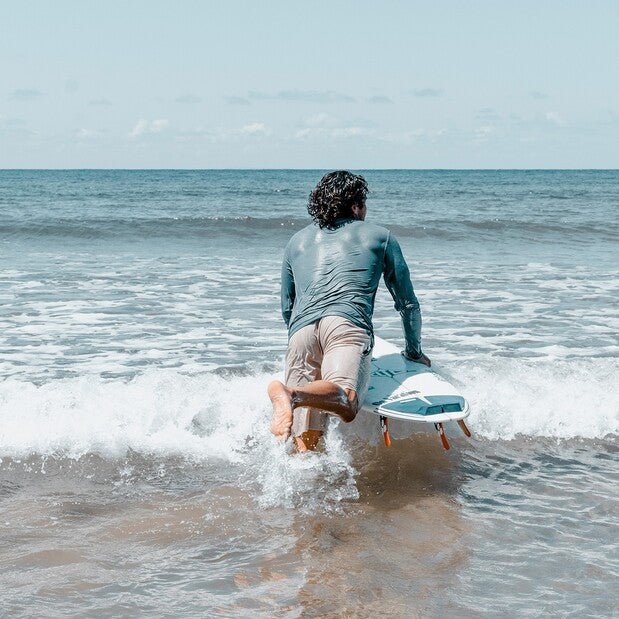 Manera Wetshirt Long Sleeve - UV Protection + Quick - Dry, TURQUOISE/AQUA - Soul Performance Surf & Skate - Manera
