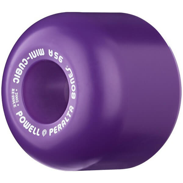 Powell Peralta Mini-Cubic Skateboard Wheels 64mm 95a - Purple (4 pack) - Soul Performance Surf & Skate - Powell Peralta