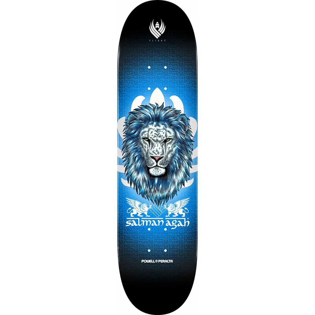 Powell Peralta Pro Salman Agah Lion 3 Flight® Skateboard Deck - Shape 245 - 8.75 x 32.95 - Soul Performance Surf & Skate - Powell Peralta