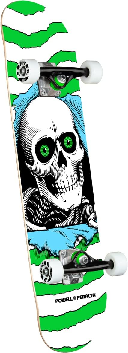 Powell Peralta Ripper One Off Green Birch Complete Skateboard - 7.5 x 30.7 - Soul Performance Surf & Skate - Powell Peralta