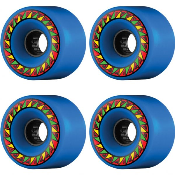 Powell Peralta Soft Slide Formula Primo Blue Skateboard Wheels - 66mm 82a (Set of 4) - Soul Performance Surf & Skate - Powell Peralta