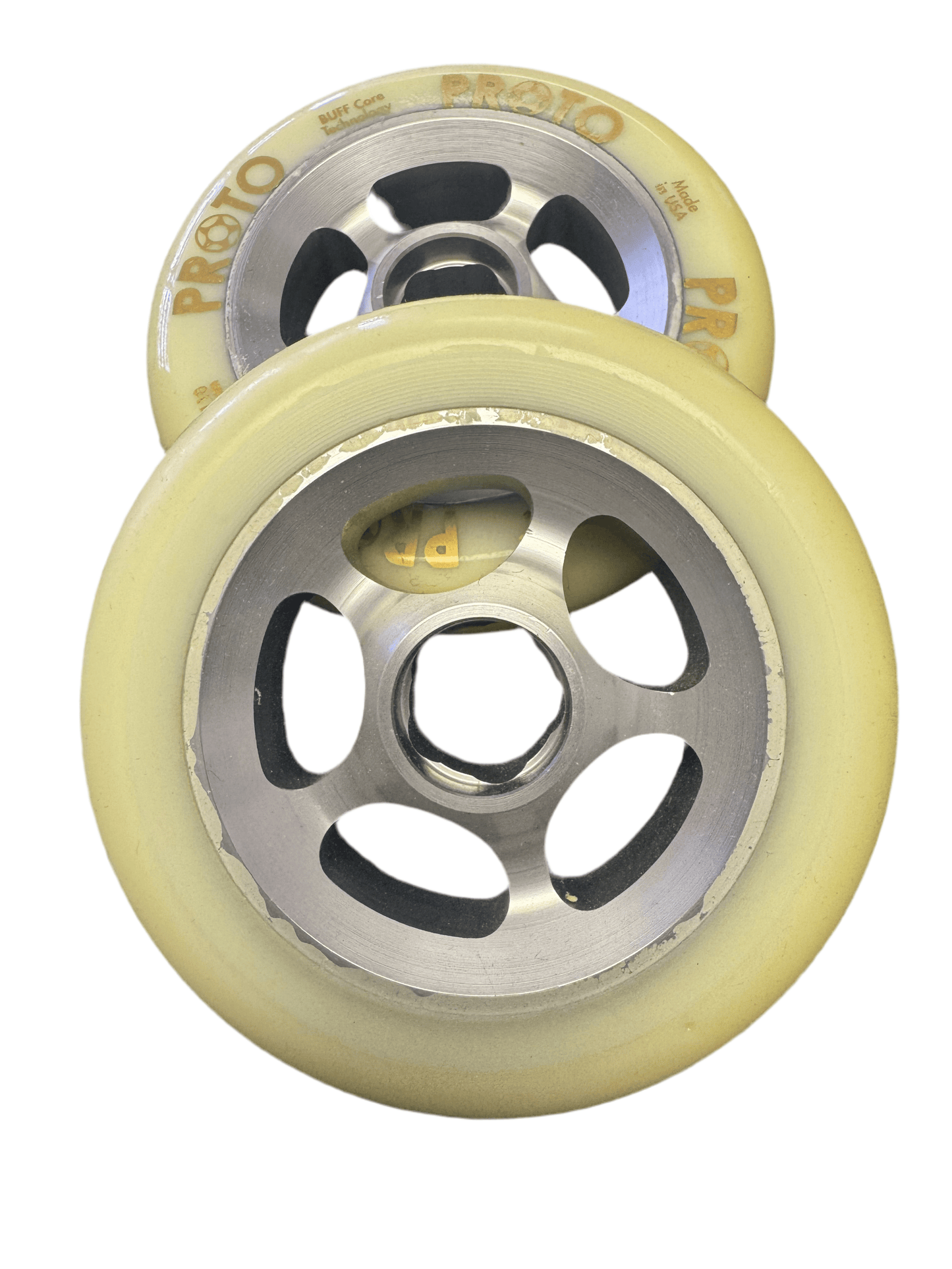 Proto CLASSIC GRIPPERS 110MM 1 - PAIR (WHITE/SILVER) - Soul Performance Surf & Skate - Soul Performance Surf & Skate