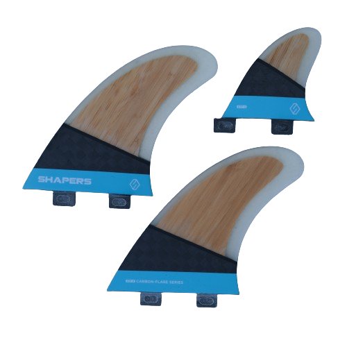 Shapers Twin+Trailer Timber Fin Set (2+1) - Soul Performance Surf & Skate - Shapers