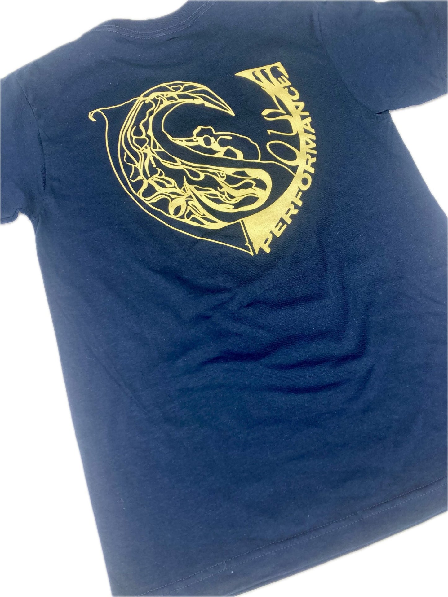 Soul Performance Surfer Crest T-Shirt Blue/Yellow - Soul Performance Surf & Skate - Soul Performance Surf & Skate