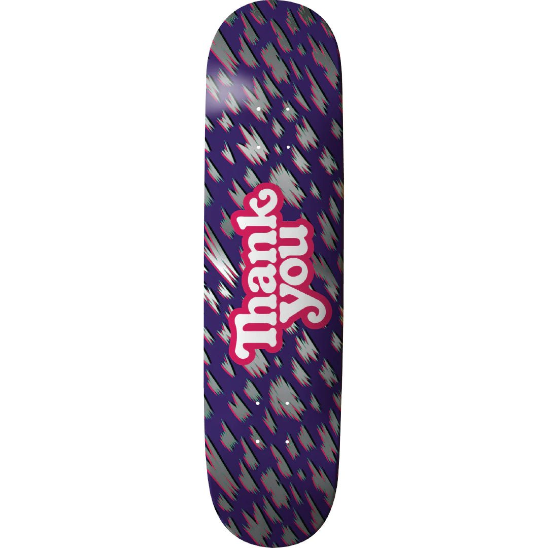 Thank You Modern Logo Deck (SILVER FOIL) 8.12" - Soul Performance Surf & Skate - THANK YOU