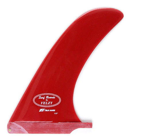 True Ames Velzy Noserider Fin Red 10" - Soul Performance Surf & Skate - True Ames