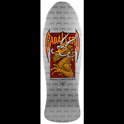 Powell Peralta Caballero Street Silver Skateboard Deck - 9.625 x 29.75