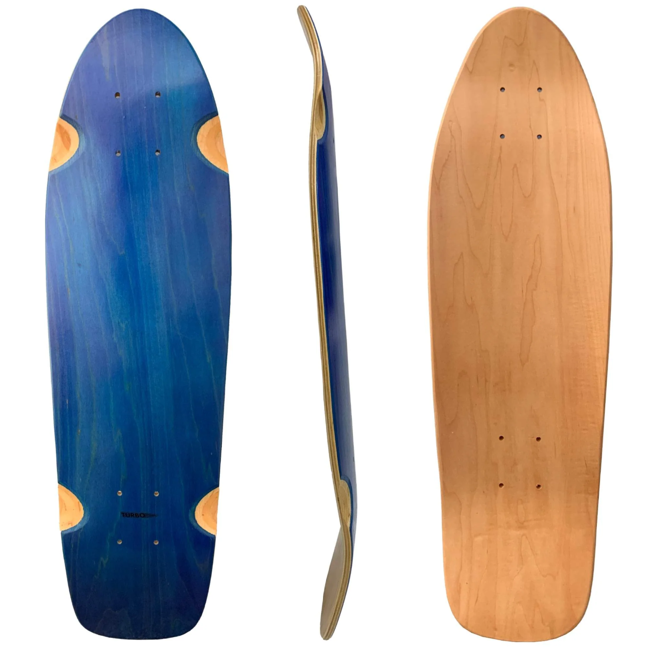 Turbo Blank Crusier Decks 8.5 Black and Blue