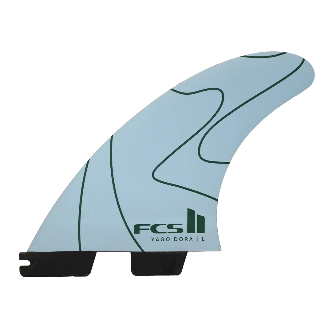FCS II Yago Dora Signature Surfboard Fins |Large High-Performance Thruster Set