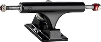 ACE CLASSIC 22 Polished Silver and Black Trucks 7.75" - Pair - Soul Performance Surf & Skate - ACE