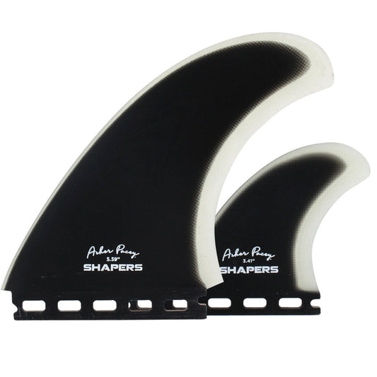 Asher Pacey 5.59" Twin Fin Set - Black Clear - Soul Performance Surf & Skate - Block Surf