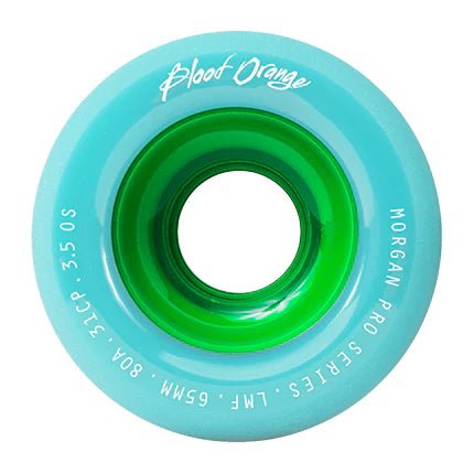 Blood Orange Morgan Pro Series 65mm/80A Seafoam Wheels - Soul Performance Surf & Skate - Madrid