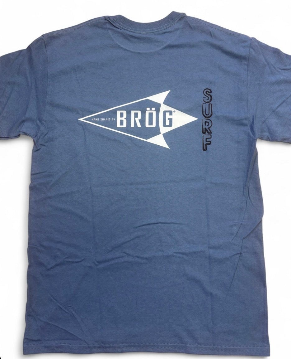 Brög Surf Arrowhead T-Shirt-Blue - Soul Performance Surf & Skate - Soul Performance Surf & Skate