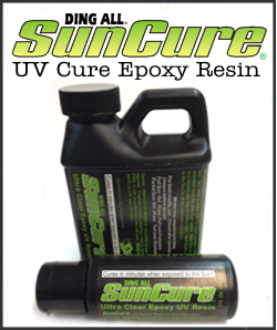 DING ALL SUNCURE Ultra Clear Epoxy UV Resin - Soul Performance Surf & Skate - Ding All