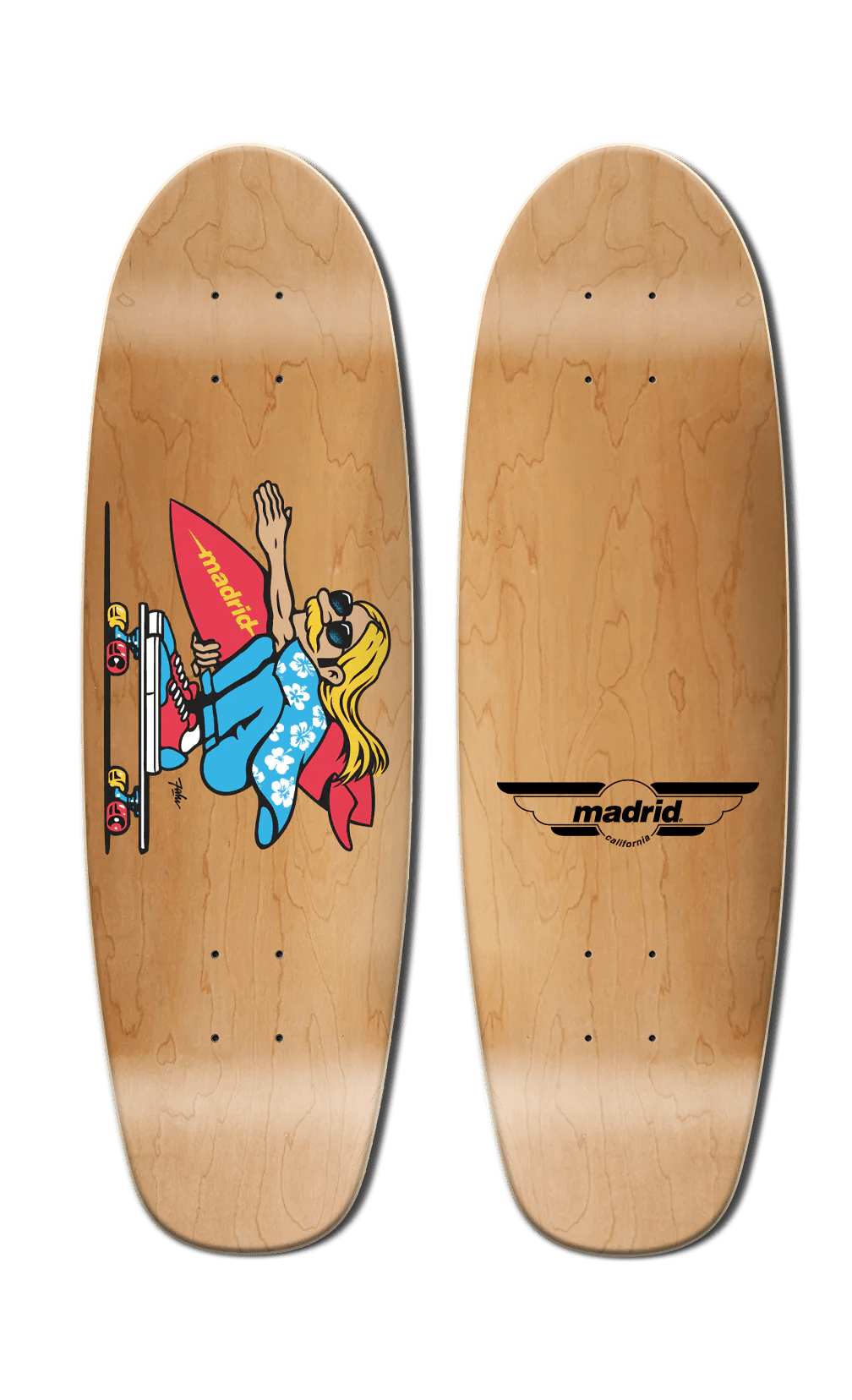 Falu Carolei Limited Edition Willy Cruiser Deck 28" - Soul Performance Surf & Skate - Madrid