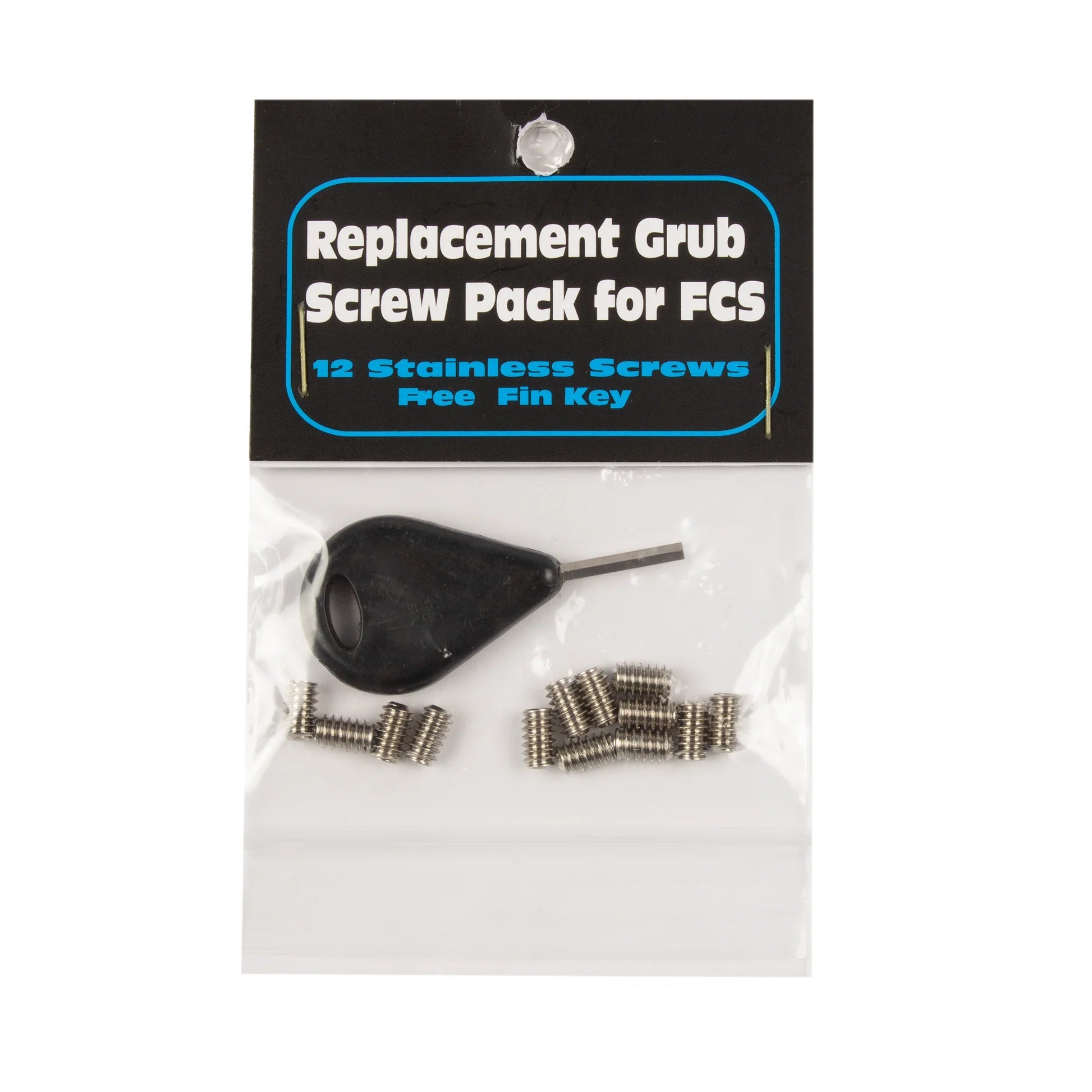 FCS Replacement Grub Screws + Fin Key - Soul Performance Surf & Skate - Block Surf