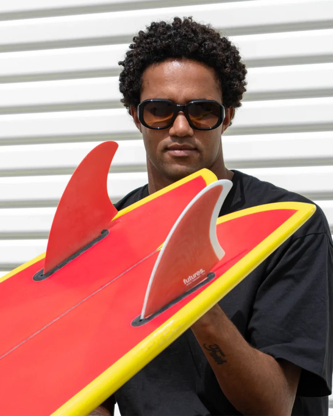 Futures Mikey February Keel Twin Fins White/Red - Soul Performance Surf & Skate - Futures