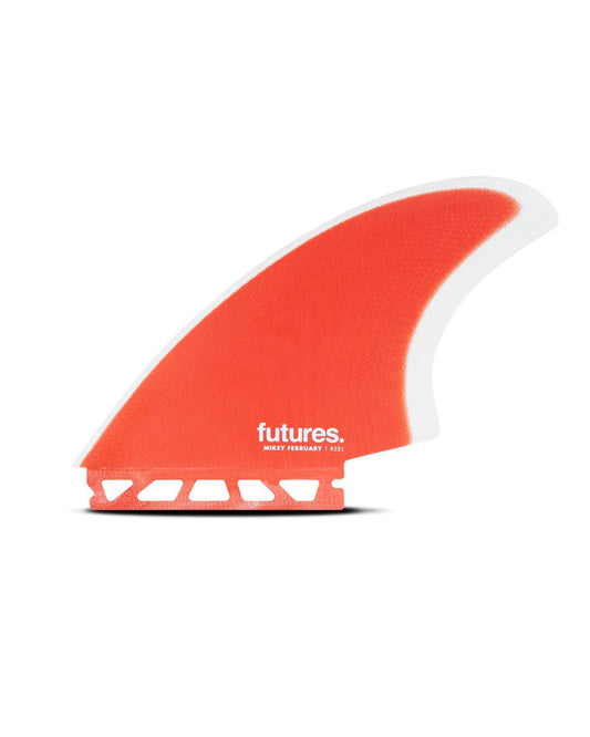 Futures Mikey February Keel Twin Fins White/Red - Soul Performance Surf & Skate - Futures