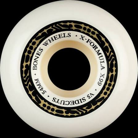 BONES WHEELS X-Formula Skateboard Wheels XF 54 V5 SIDECUTS X99 4PK