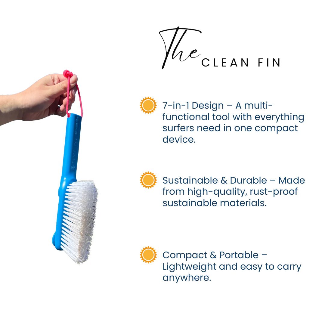 LISS "The Clean Fin" Tool, Surf Brush, Wax Remover, Bottle Opener - Soul Performance Surf & Skate - LISS