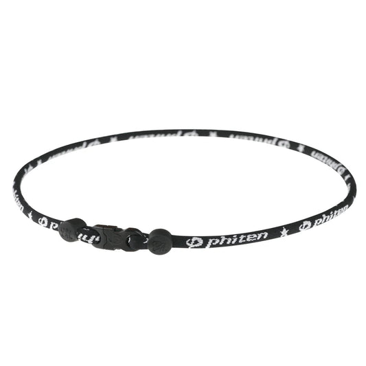 Phiten Classic Titanium Necklace Black 18" & 22" - Soul Performance Surf & Skate - Phiten