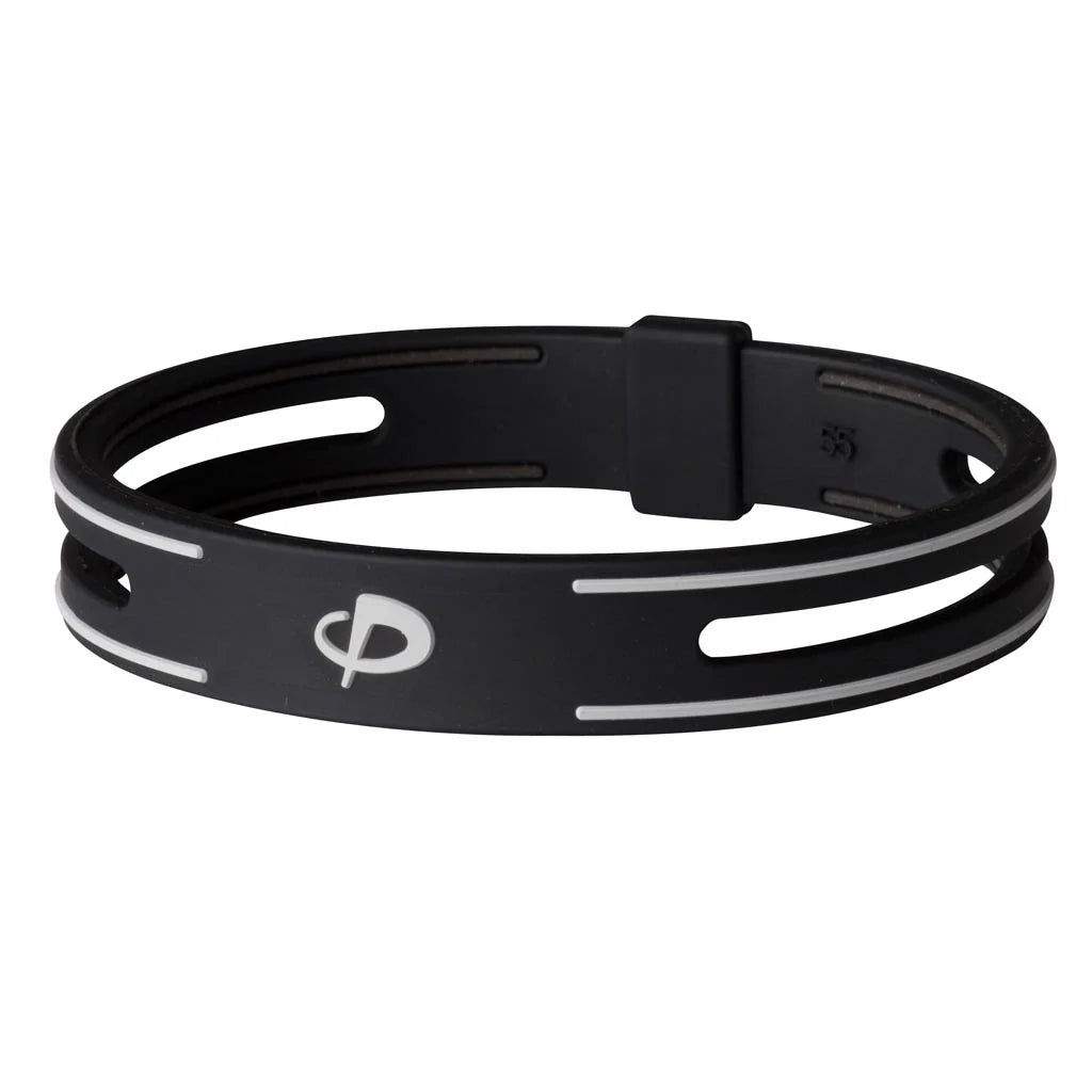 Phiten S - Pro Titanium Bracelet Black 19cm - Soul Performance Surf & Skate - Phiten