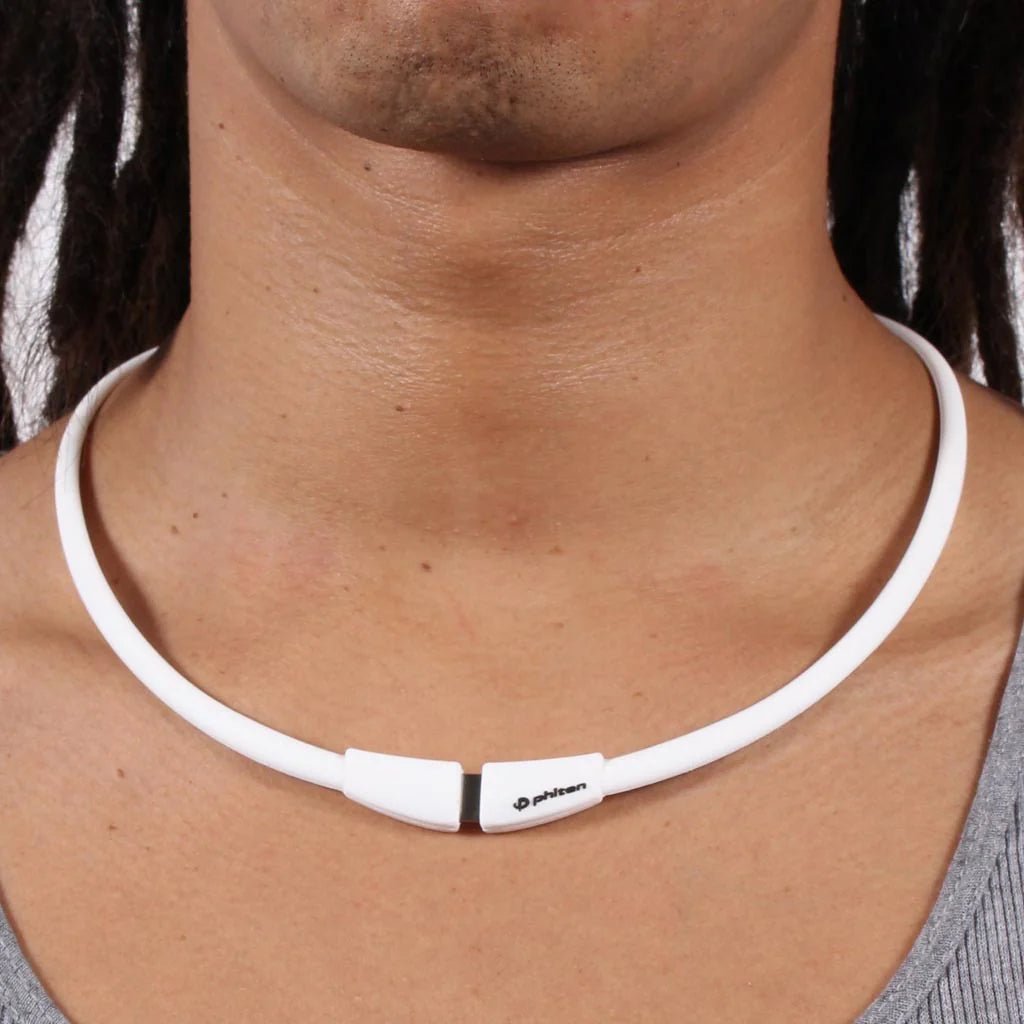 Phiten S - Pro Titanium Necklace White 21" - Soul Performance Surf & Skate - Phiten