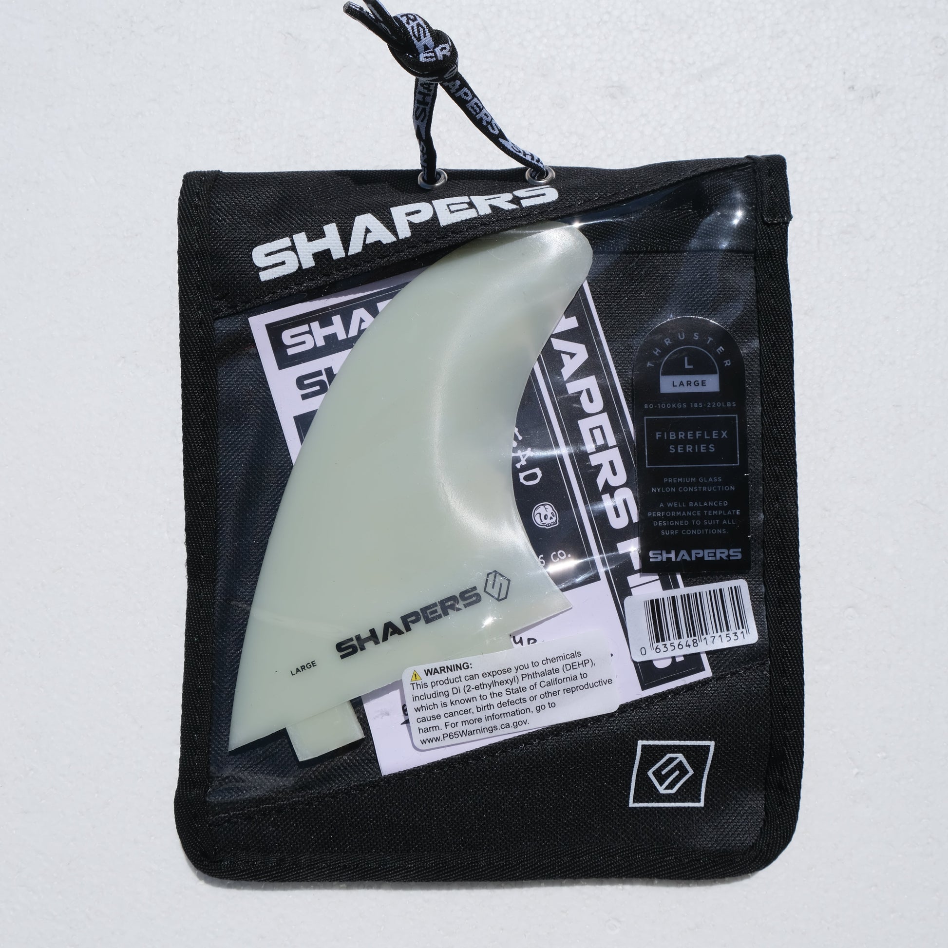 Shapers FibreFlex FCS Thruster Set LARGE - Soul Performance Surf & Skate - Block Surf