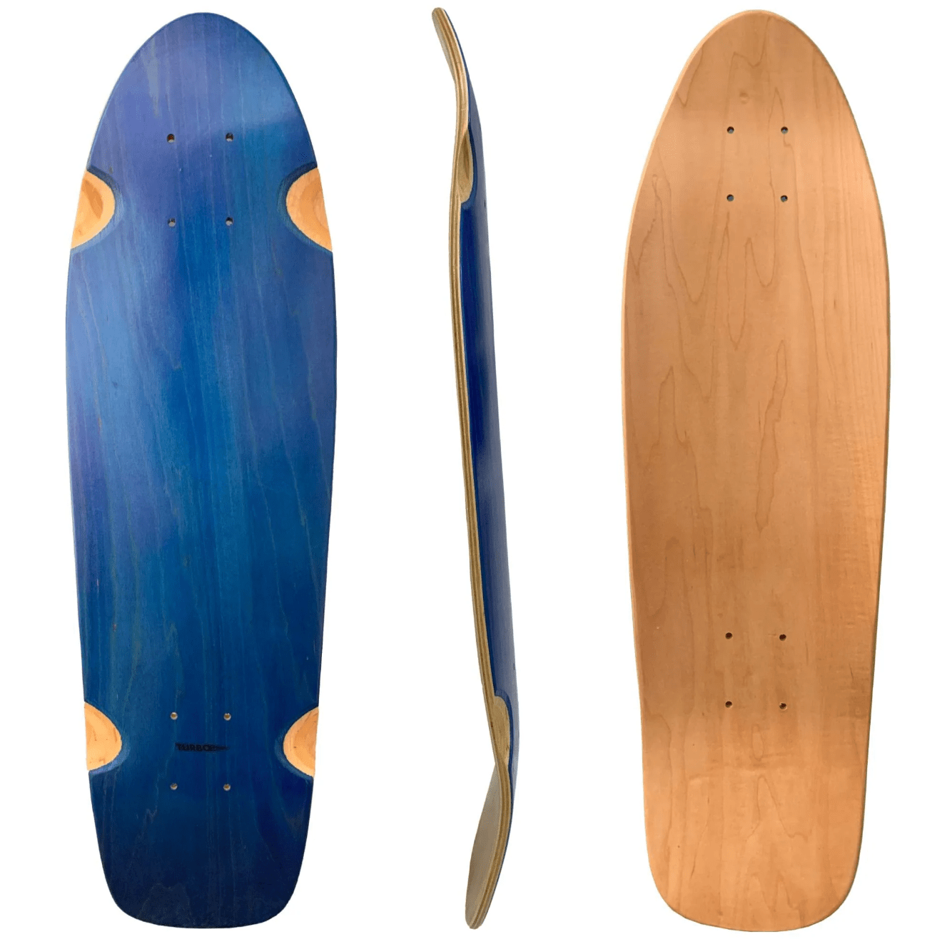 Turbo Blank Crusier Decks 8.5 Black and Blue - Soul Performance Surf & Skate - Soul Performance Surf & Skate