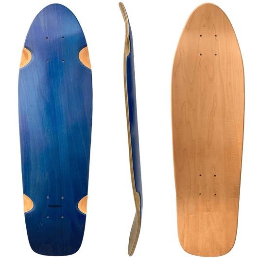 Turbo Blank Crusier Decks 8.5 Black and Blue - Soul Performance Surf & Skate - Soul Performance Surf & Skate